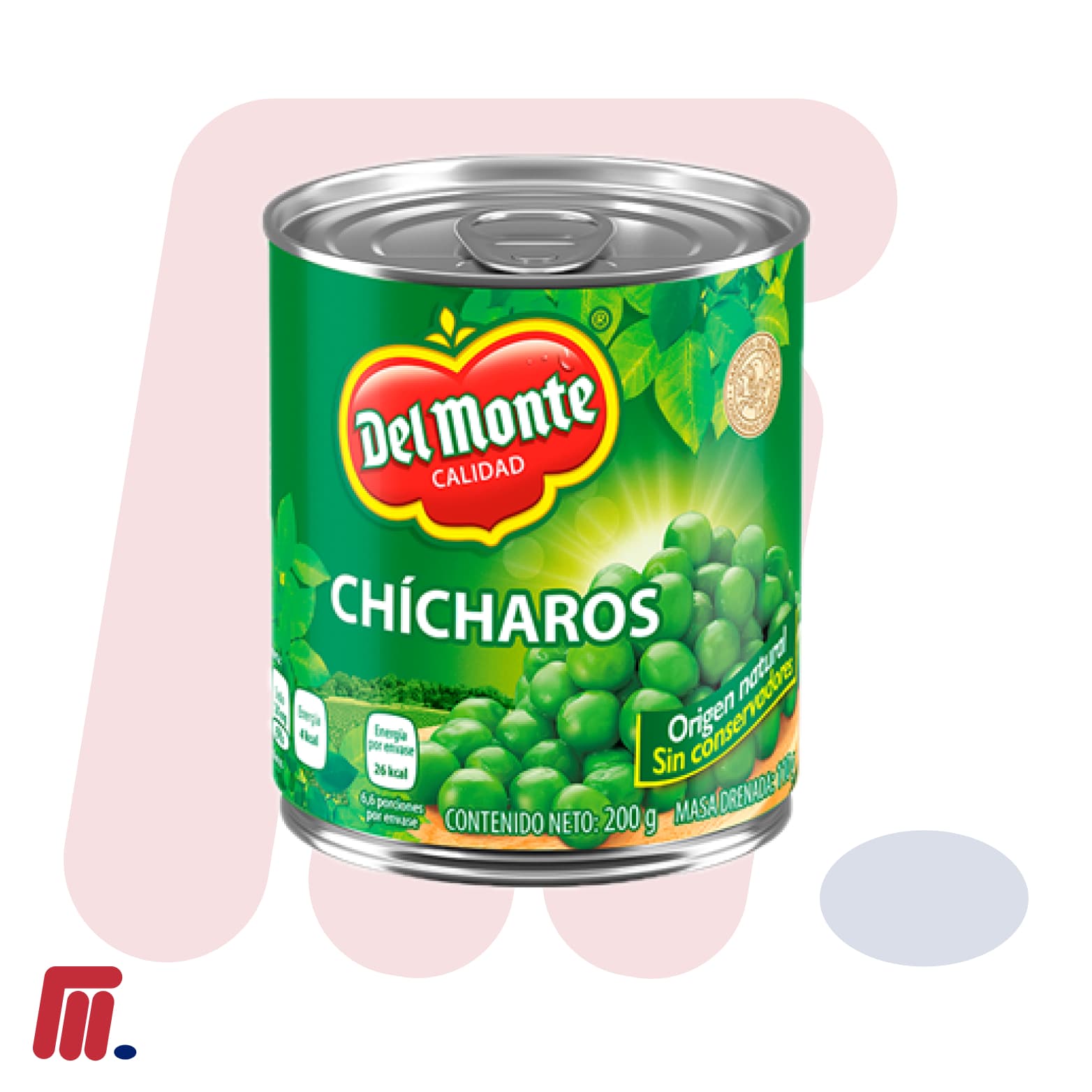 Chícharos Del Monte 200g al Mayoreo: Practicidad y Sabor en Porciones Individuales para tu Negocio en Monterrey