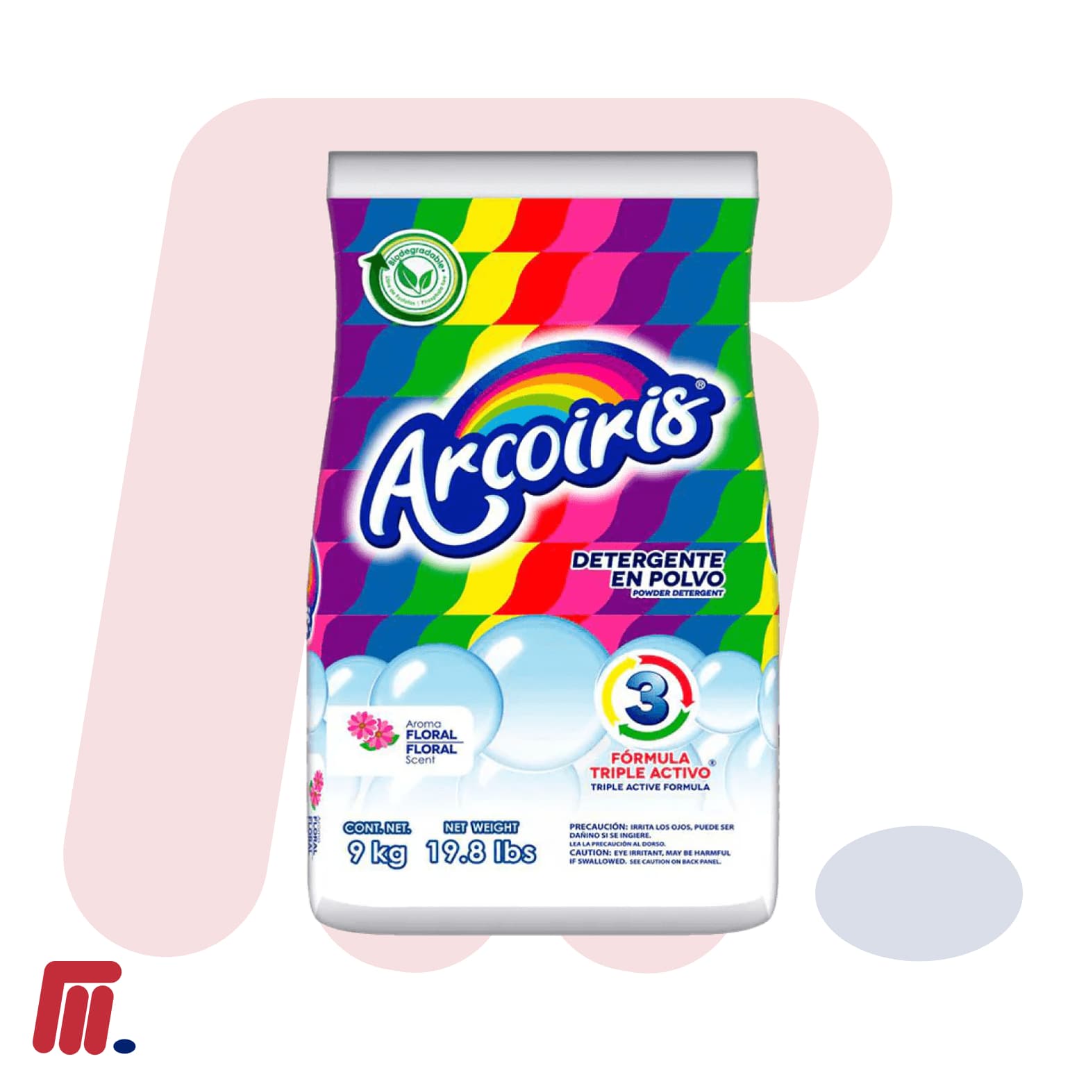 Jabón Arcoiris 9 kg al Mayoreo: Limpieza Efectiva y Duradera para tu Negocio en Monterrey